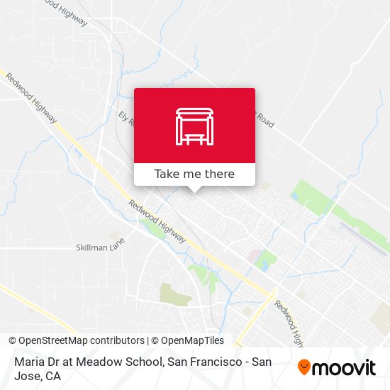 Maria Dr at Meadow School map