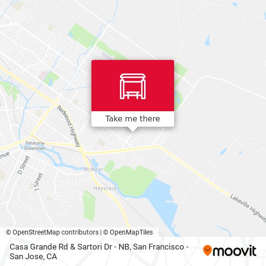 Mapa de Casa Grande Rd & Sartori Dr - NB