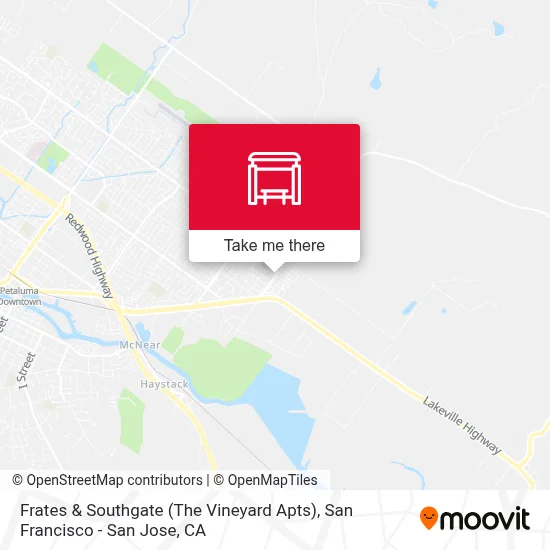 Frates & Southgate (The Vineyard Apts) map
