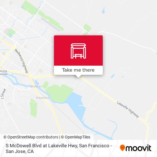 S McDowell Blvd  at Lakeville Hwy map
