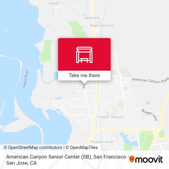 American Canyon Senior Center (SB) map