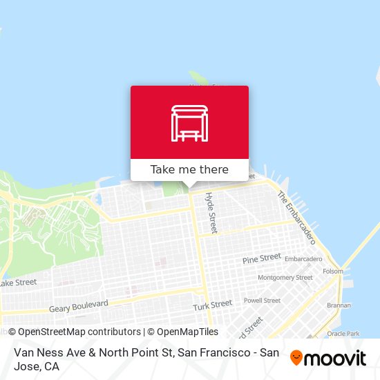 Van Ness Ave & North Point St map