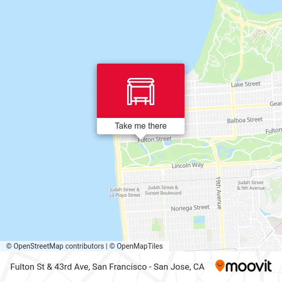 Fulton St & 43rd Ave map