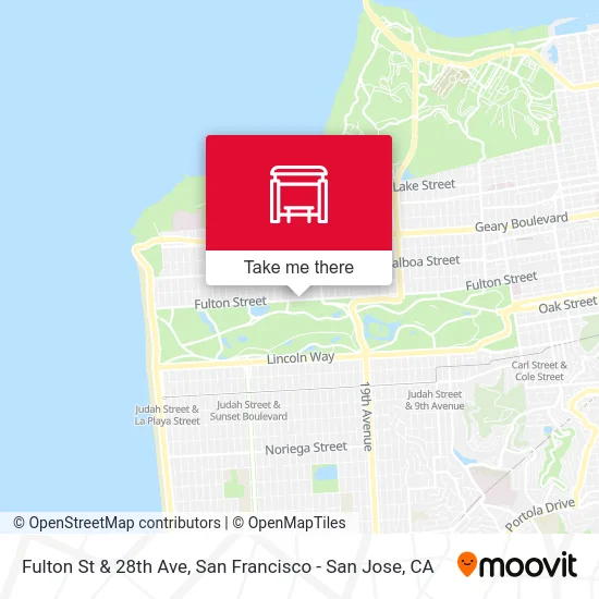 Fulton St & 28th Ave map