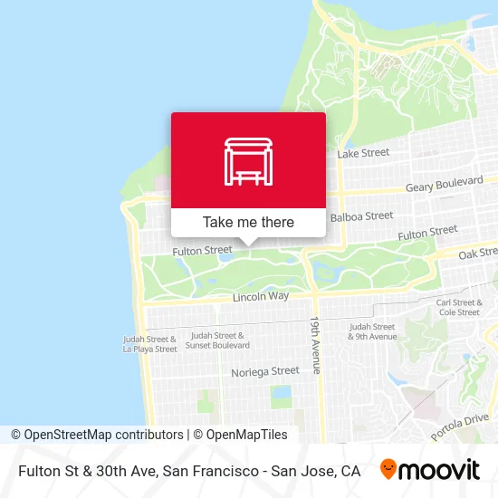 Fulton St & 30th Ave map