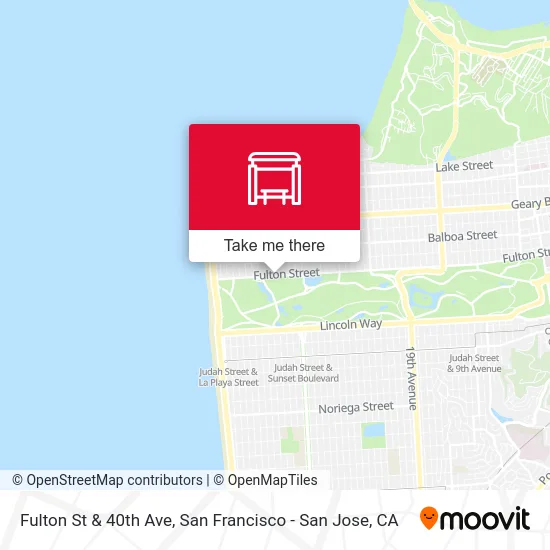 Fulton St & 40th Ave map