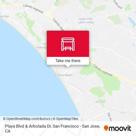 Playa Blvd & Arbolada Dr map