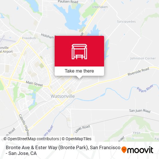 Bronte Ave & Ester Way (Bronte Park) map