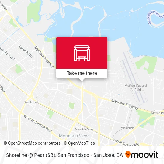 Shoreline @ Pear (SB) map