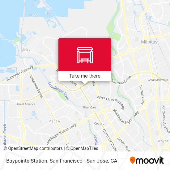 Baypointe Station map
