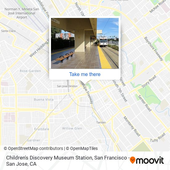 Children's Discovery Museum Station map