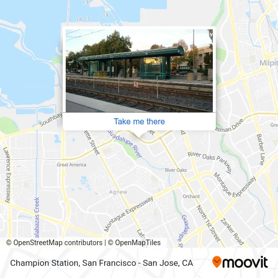 Champion Station map