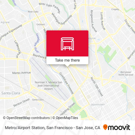 Mapa de Metro/Airport Station