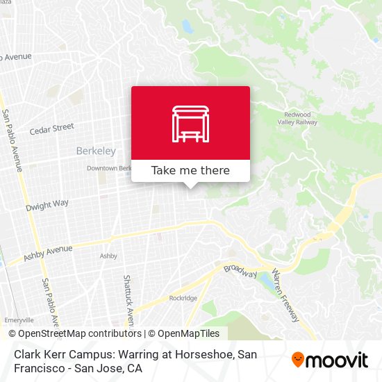 Mapa de Clark Kerr Campus: Warring at Horseshoe