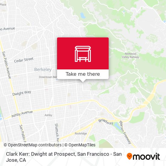 Mapa de Clark Kerr: Dwight at Prospect