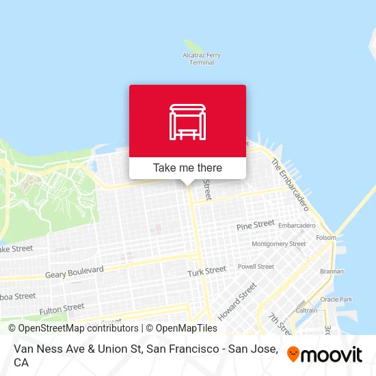 Mapa de Van Ness Ave & Union St