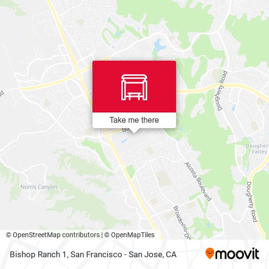 Bishop Ranch 1 map