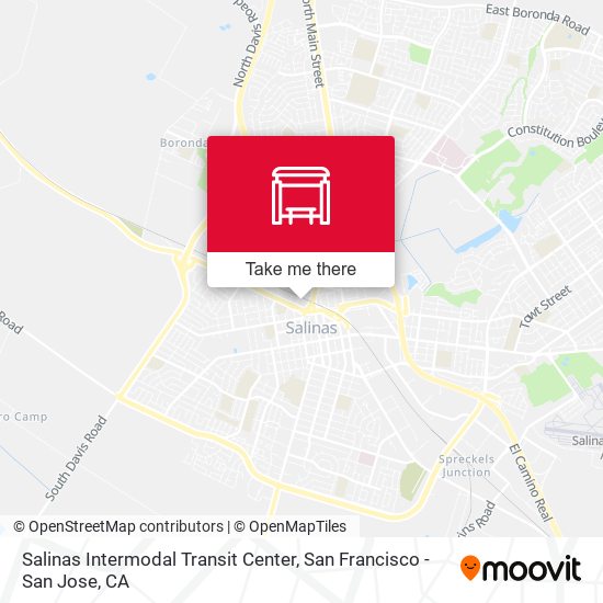 Salinas Intermodal Transit Center map
