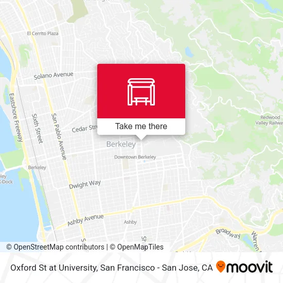 Mapa de Oxford St at University