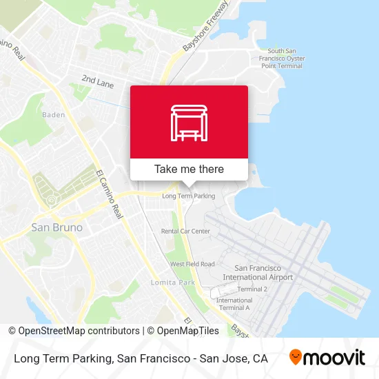 Mapa de Long Term Parking