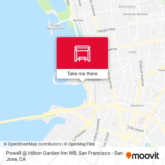Powell @ Hilton Garden Inn WB map