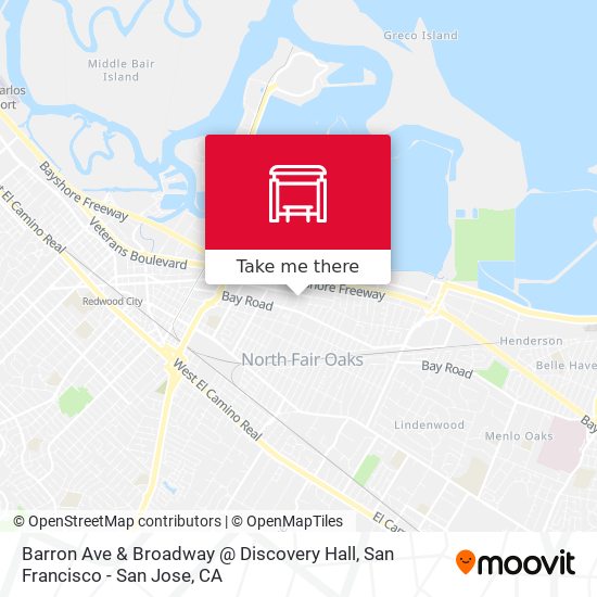 Barron Ave & Broadway @ Discovery Hall map