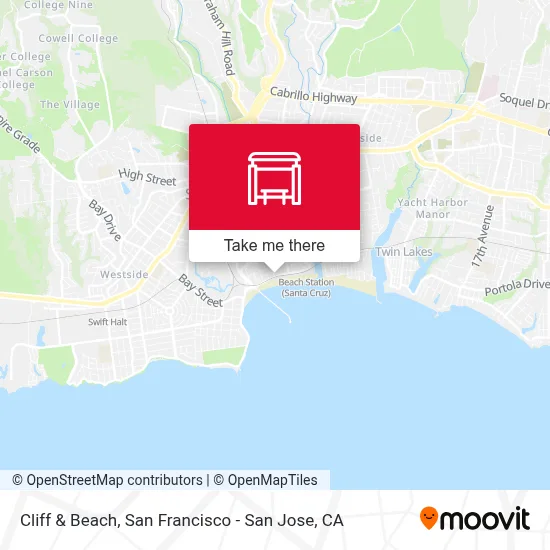 Cliff & Beach map