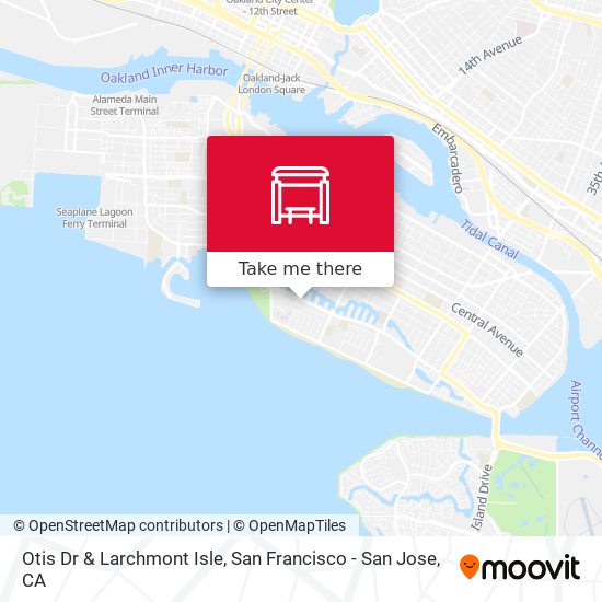 Otis Dr & Larchmont Isle map
