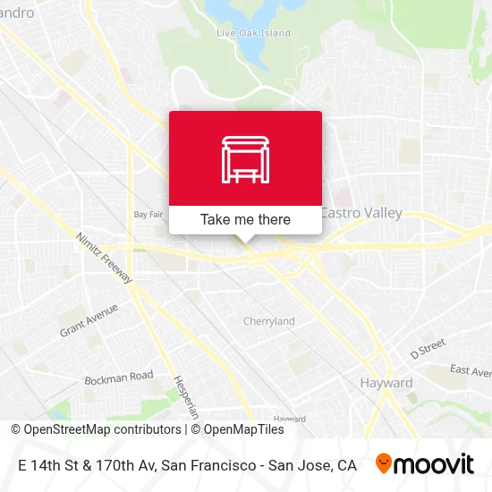 E 14th St & 170th Av map