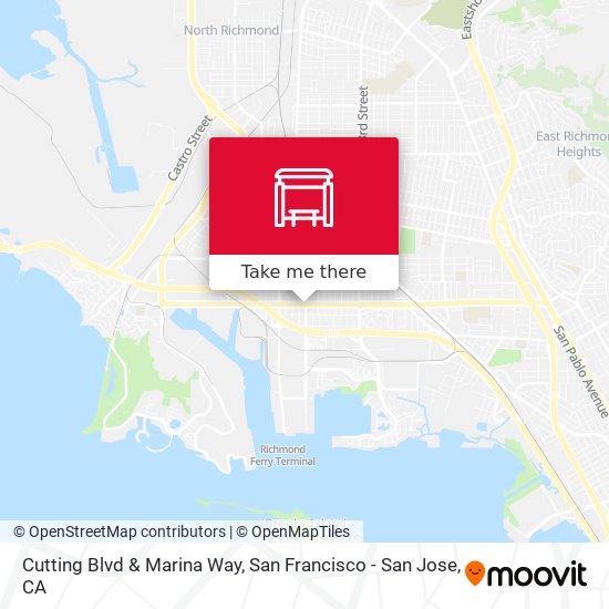 Cutting Blvd & Marina Way map