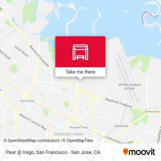Pear @ Inigo map
