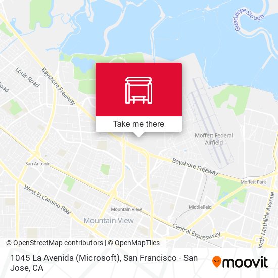 1045 La Avenida (Microsoft) map