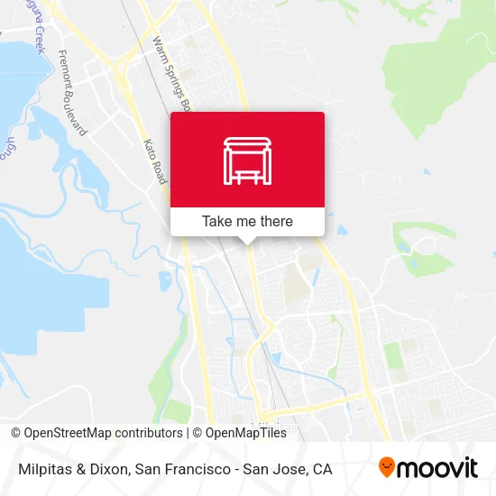 Mapa de Milpitas & Dixon