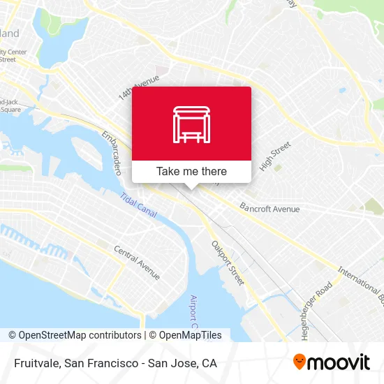 Fruitvale map