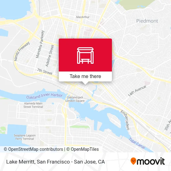 Lake Merritt map