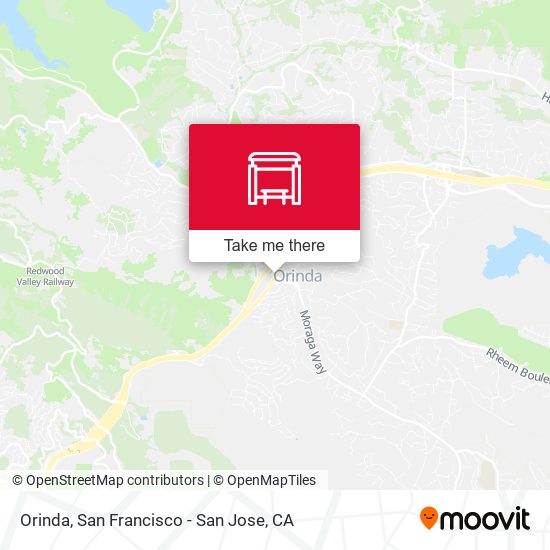 Orinda map