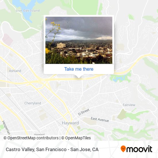 Castro Valley map