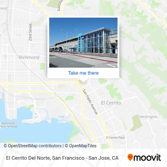 El Cerrito Del Norte map