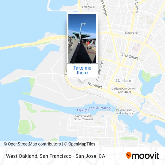 West Oakland map