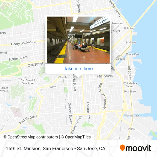 Mapa de 16th St. Mission