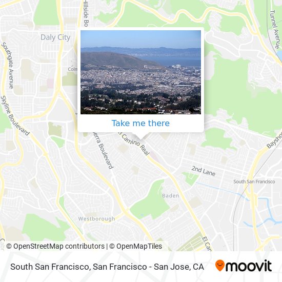 South San Francisco map