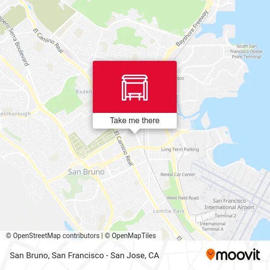 San Bruno map