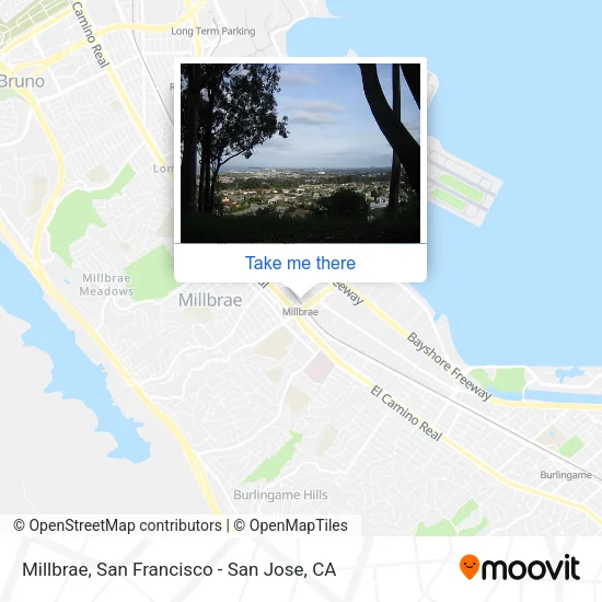 Millbrae map