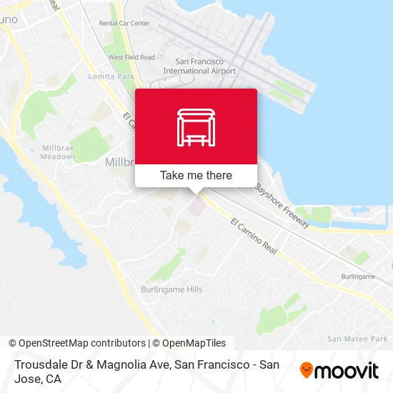 Mapa de Trousdale Dr & Magnolia Ave