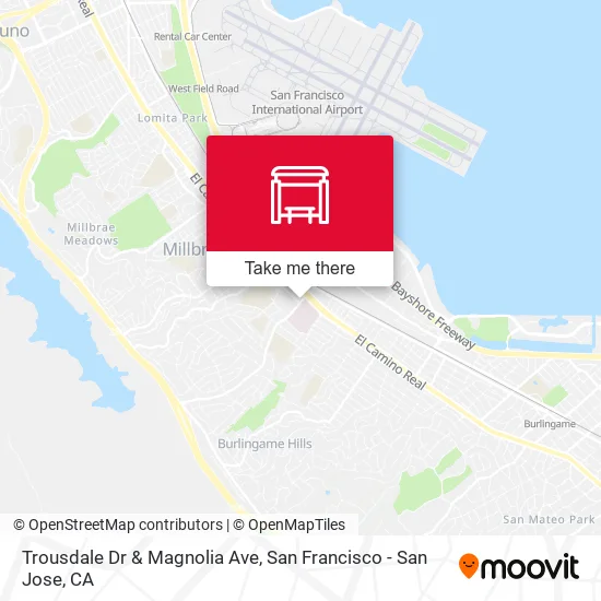 Mapa de Trousdale Dr & Magnolia Ave