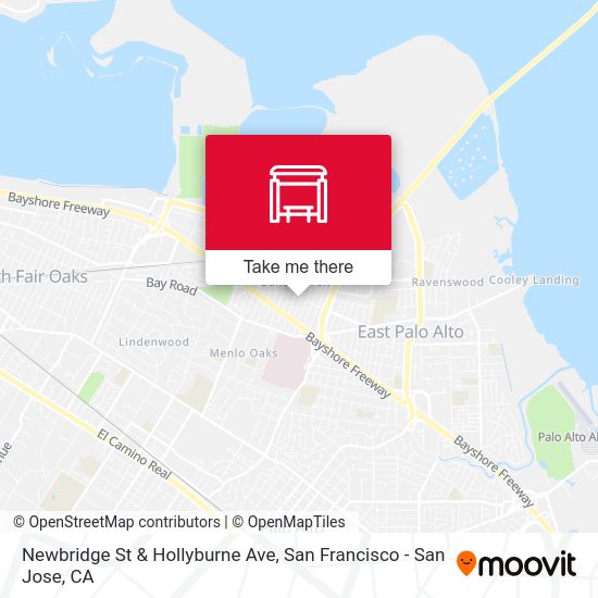 Newbridge St & Hollyburne Ave map