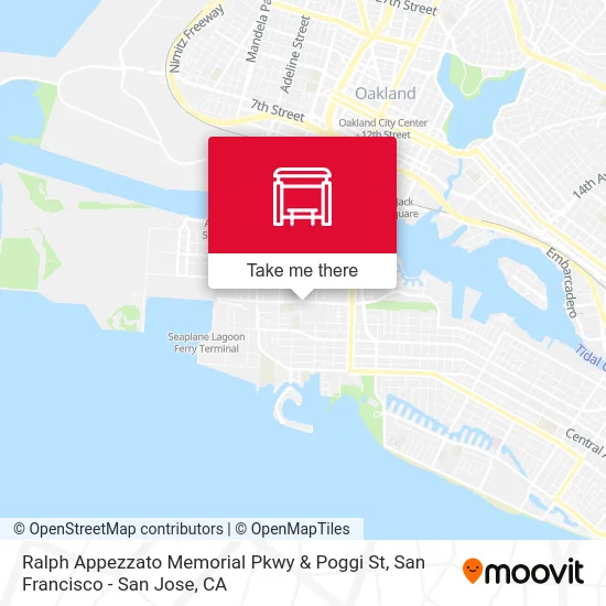 Ralph Appezzato Memorial Pkwy & Poggi St map