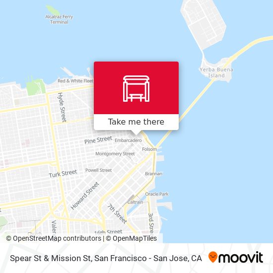 Mapa de Spear St & Mission St