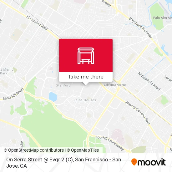 On Serra Street @ Evgr 2 (C) map