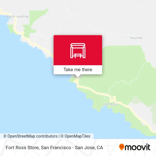 Fort Ross Store map